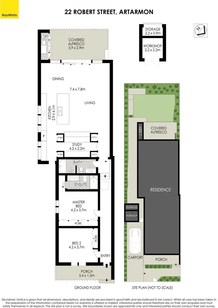 Floorplan of Homely house listing, 22 Robert Street, Artarmon NSW 2064