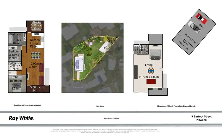 Floorplan of Homely house listing, 9 Barfoot Street, Kawana QLD 4701