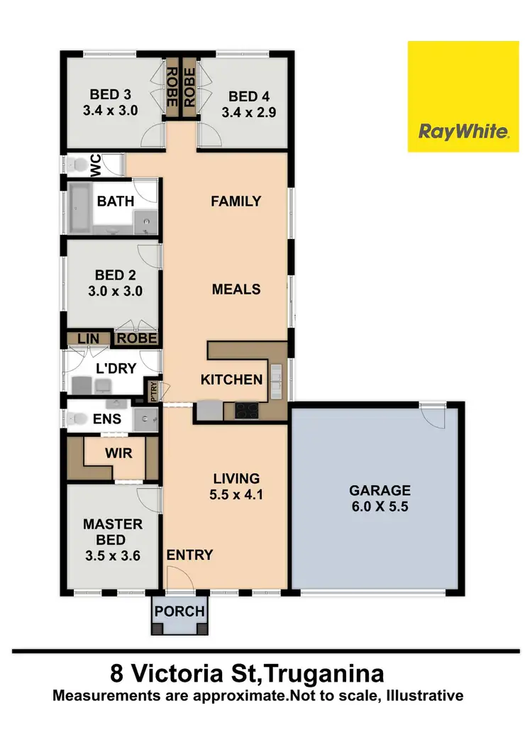 Floorplan of Homely house listing, 8 Victoria Street, Truganina VIC 3029