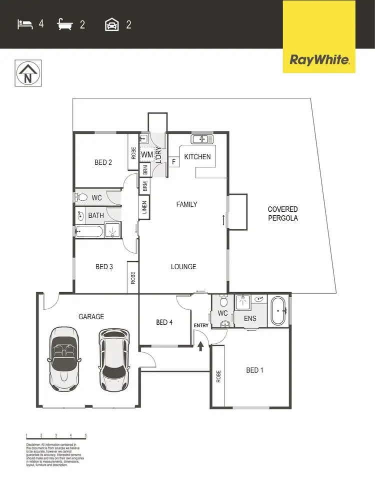 Floorplan of Homely house listing, 43 Tarrant Crescent, Dunlop ACT 2615