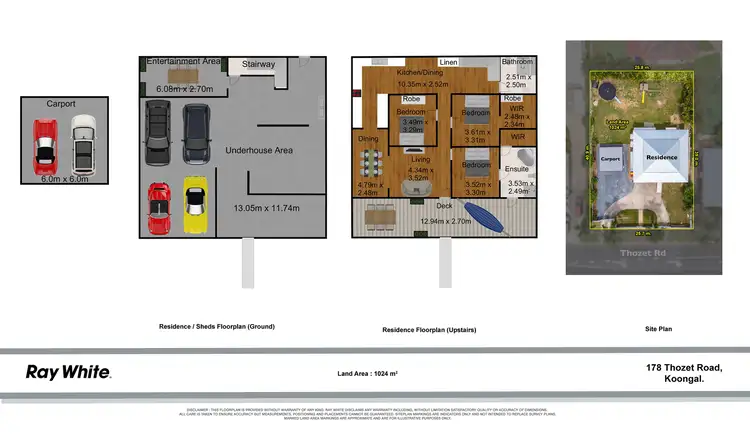 Floorplan of Homely house listing, 178 Thozet Road, Koongal QLD 4701