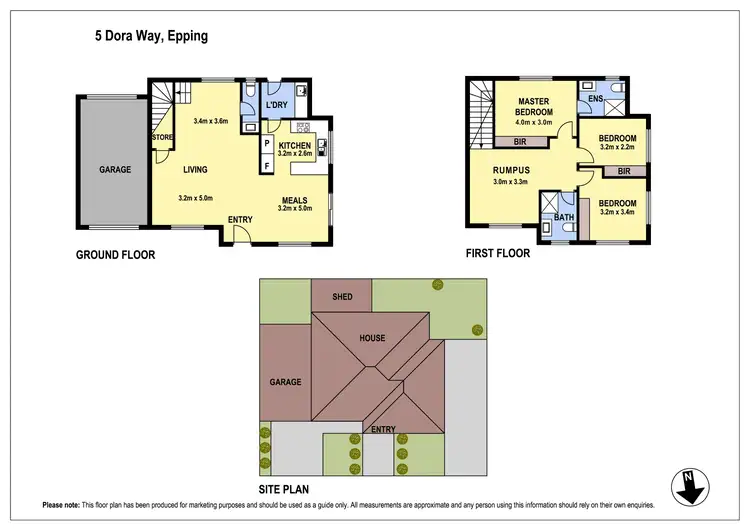 Floorplan of Homely other listing, 5 Dora Way, Epping VIC 3076