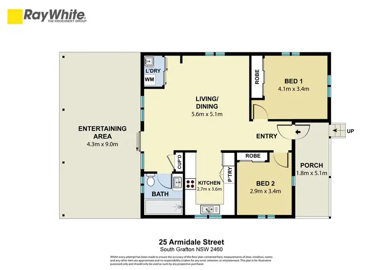 Floorplan of Homely house listing, 25 Armidale Street, South Grafton NSW 2460