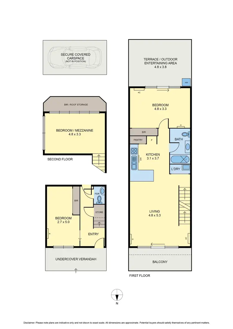 Floorplan of Homely townhouse listing, 2C Campbell Street, Coburg VIC 3058