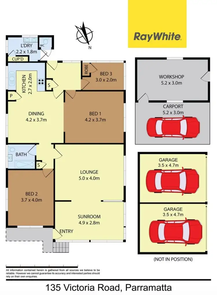 Floorplan of Homely house listing, 135 Victoria Road, Parramatta NSW 2150