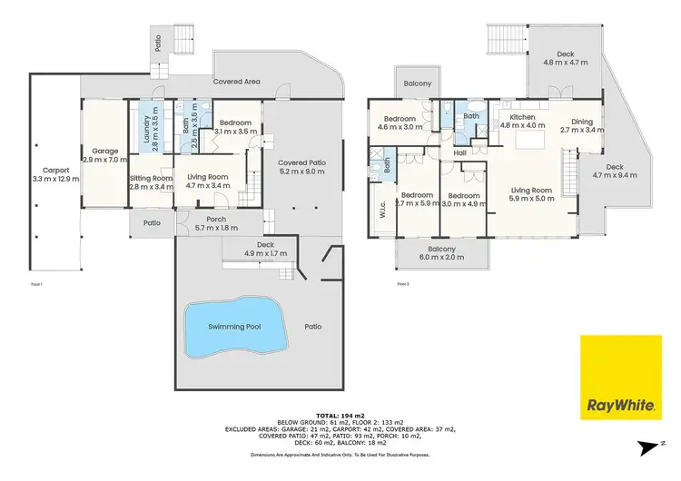 Floorplan of Homely house listing, 43 Netherby Rise, Sunrise Beach QLD 4567