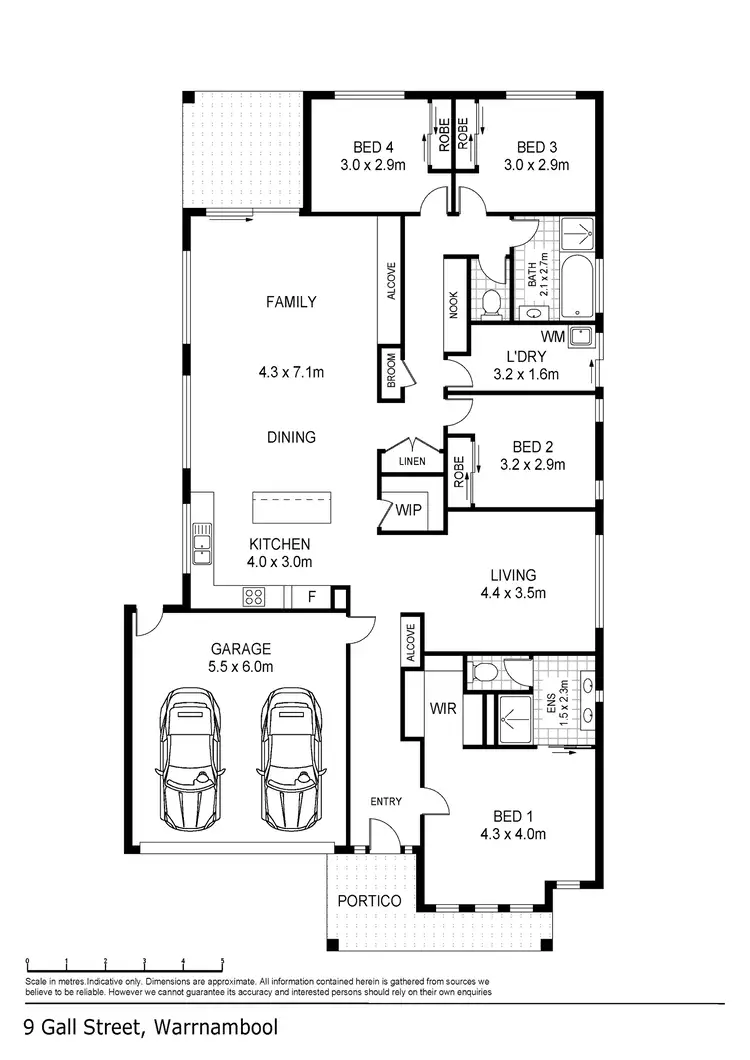 Floorplan of Homely house listing, 9 Gall Street, Warrnambool VIC 3280