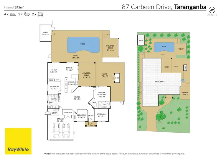Floorplan of Homely house listing, 87 Carbeen Drive, Taranganba QLD 4703