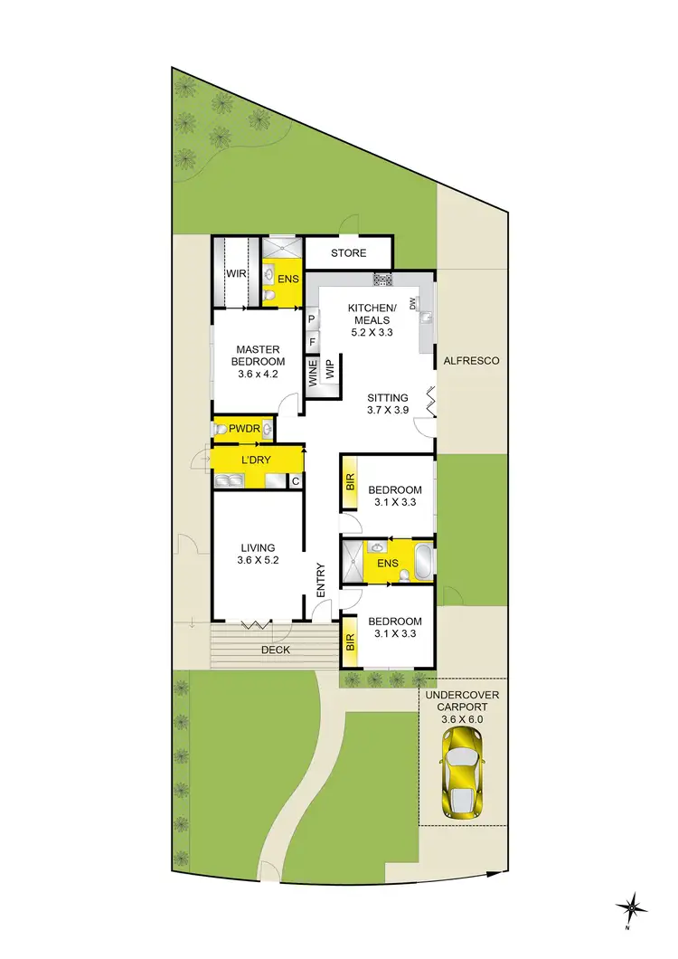 Floorplan of Homely house listing, 12 Park Crescent, South Geelong VIC 3220