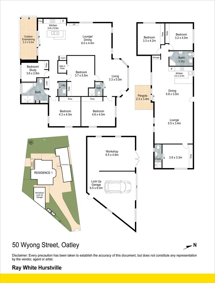 Floorplan of Homely house listing, 50 Wyong Street, Oatley NSW 2223