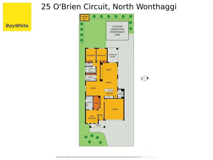 Floorplan of Homely house listing, 25 O'Brien Circuit, North Wonthaggi VIC 3995