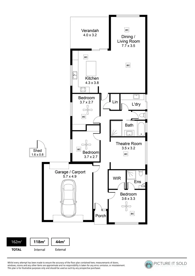 Floorplan of Homely house listing, 17 Marcona Road, Munno Para West SA 5115