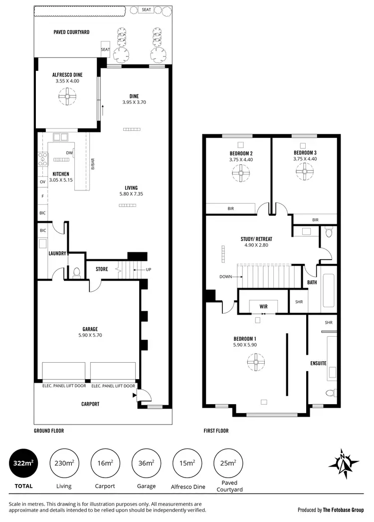 Floorplan of Homely house listing, 6 Bradley Terrace, Lightsview SA 5085