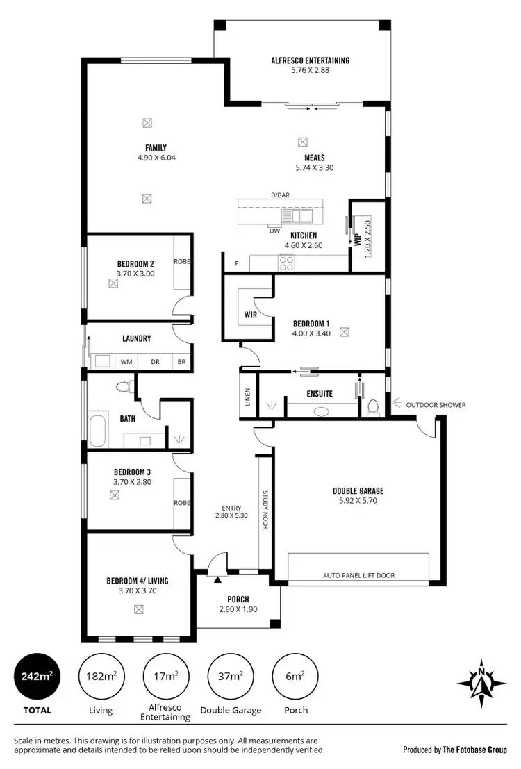 Floorplan of Homely house listing, 8 Willandra Street, Seaford Heights SA 5169