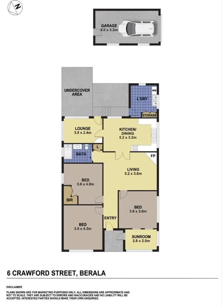 Floorplan of Homely house listing, 6 Crawford Street, Berala NSW 2141