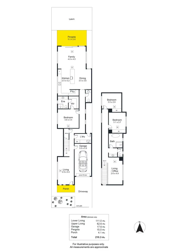 Floorplan of Homely house listing, 2 Gething Crescent, Bowden SA 5007
