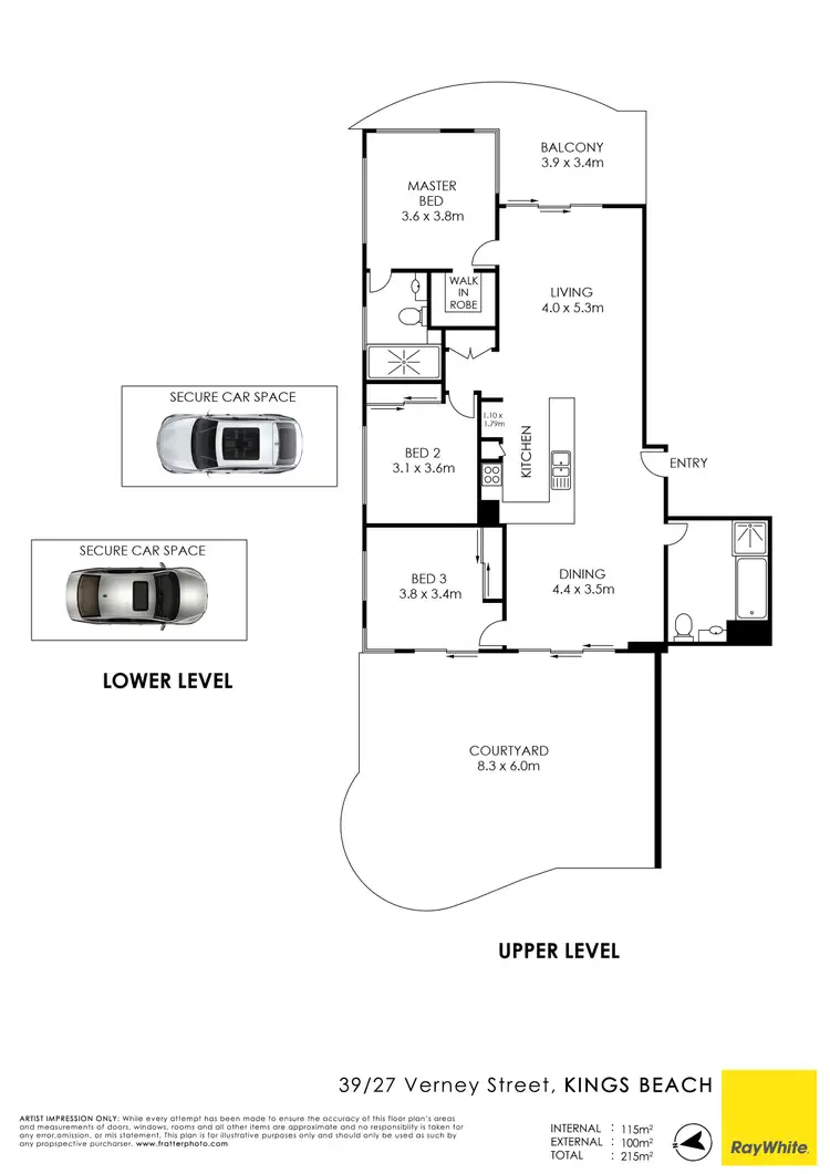 Floorplan of Homely unit listing, Unit 39/27 Verney Street, Kings Beach QLD 4551