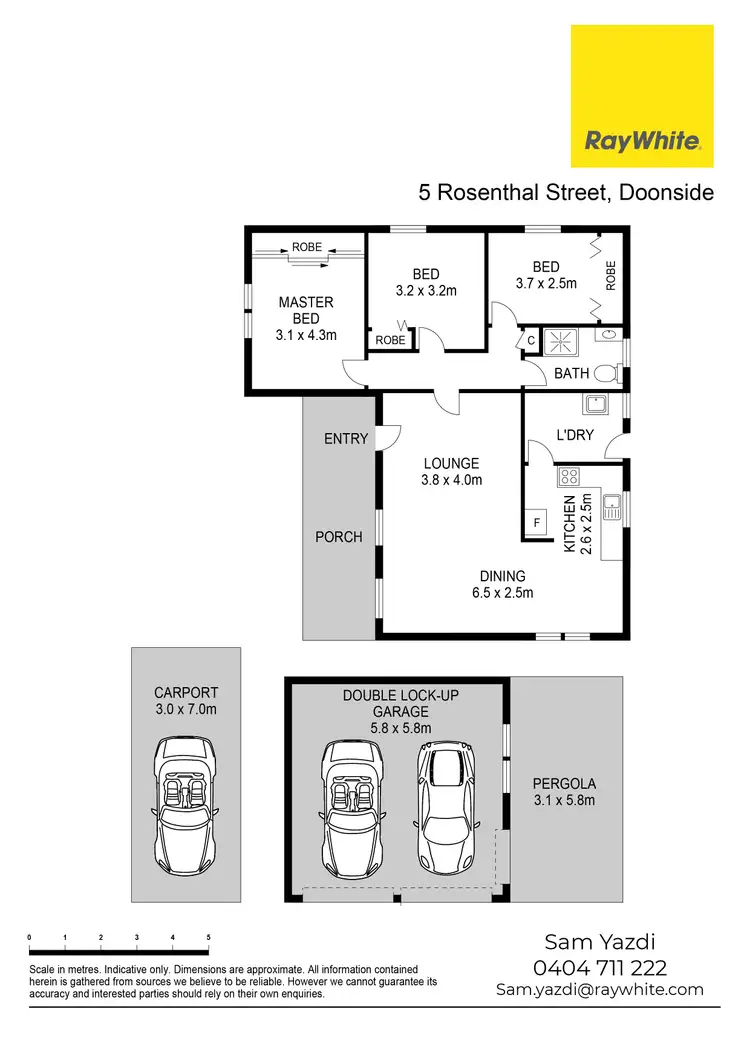 Floorplan of Homely house listing, 5 Rosenthal Street, Doonside NSW 2767