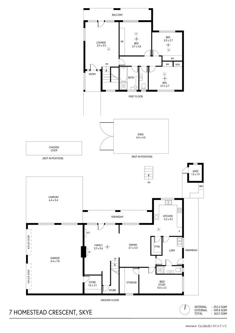 Floorplan of Homely house listing, 7 Homestead Crescent, Skye SA 5072