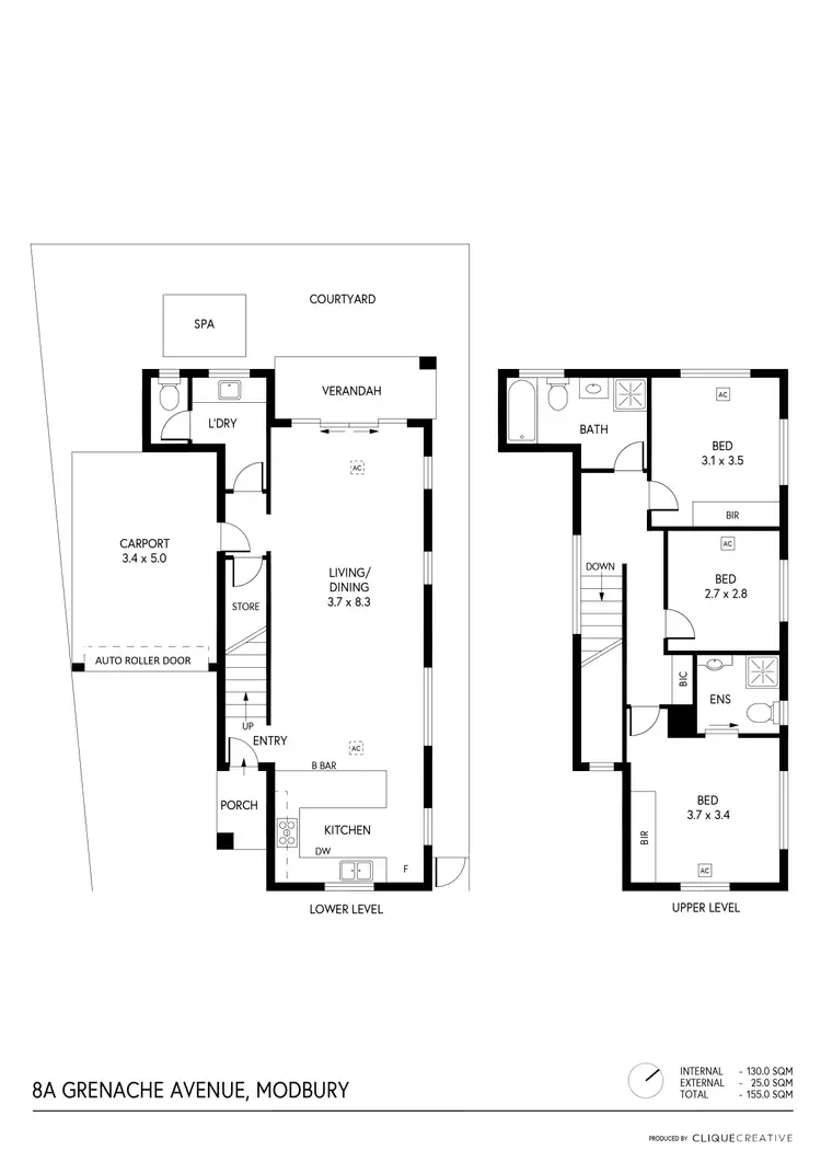 Floorplan of Homely house listing, 8A Grenache Avenue, Modbury SA 5092