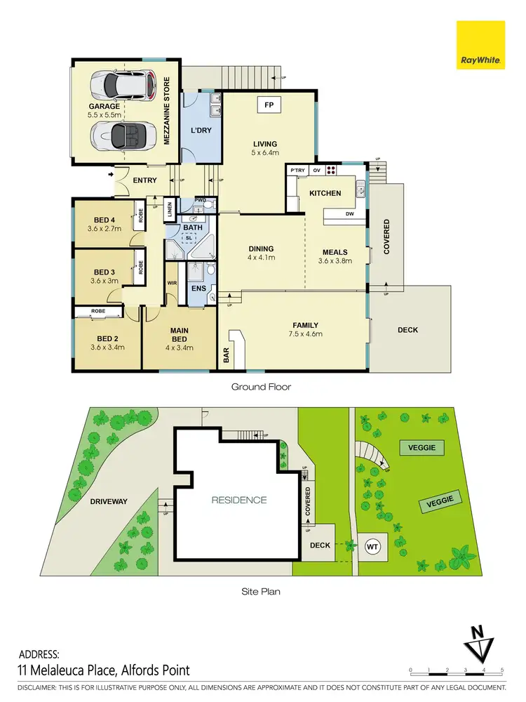 Floorplan of Homely house listing, 11 Melaleuca Place, Alfords Point NSW 2234