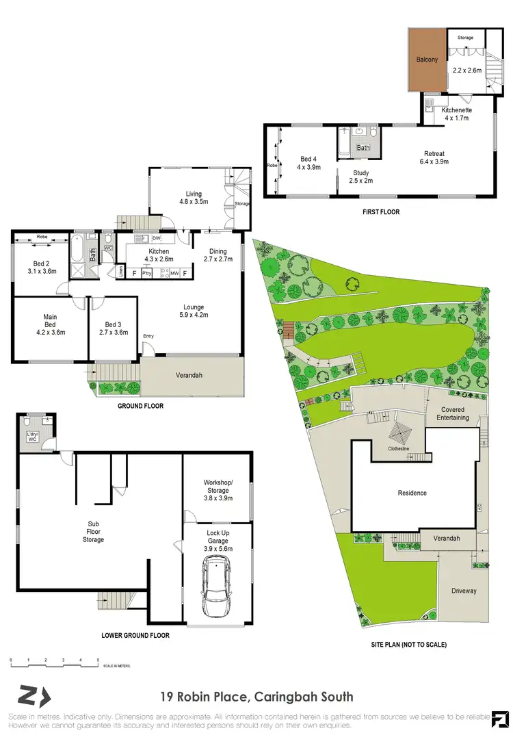 Floorplan of Homely house listing, 19 Robin Place, Caringbah South NSW 2229