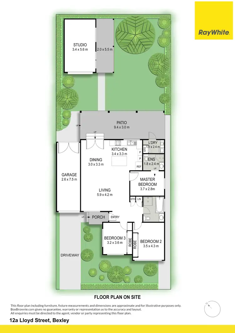 Floorplan of Homely house listing, 12A Lloyd Street, Bexley NSW 2207