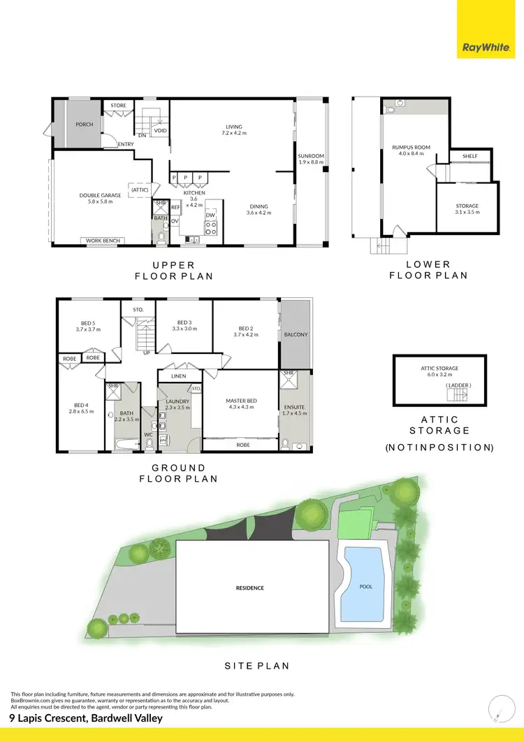 Floorplan of Homely house listing, 9 Lapis Crescent, Bardwell Valley NSW 2207