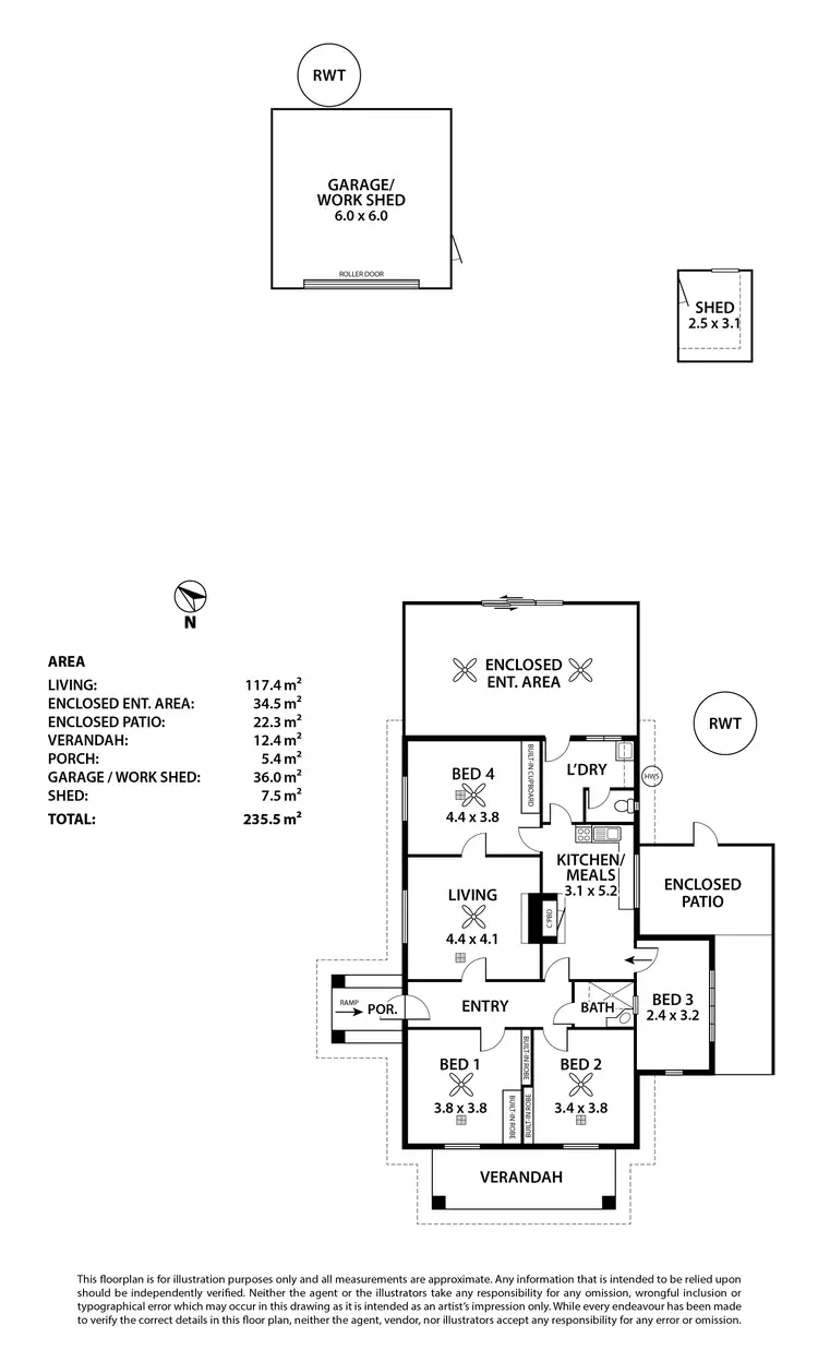 Floorplan of Homely house listing, 131 Princes Highway, Tailem Bend SA 5260