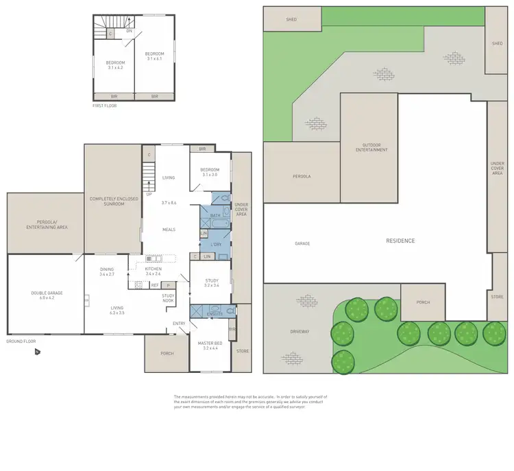 Floorplan of Homely house listing, 33 Roseland Crescent, Hoppers Crossing VIC 3029