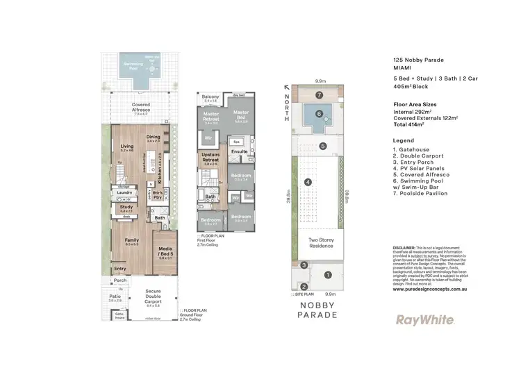 Floorplan of Homely house listing, 125 Nobby Parade, Miami QLD 4220