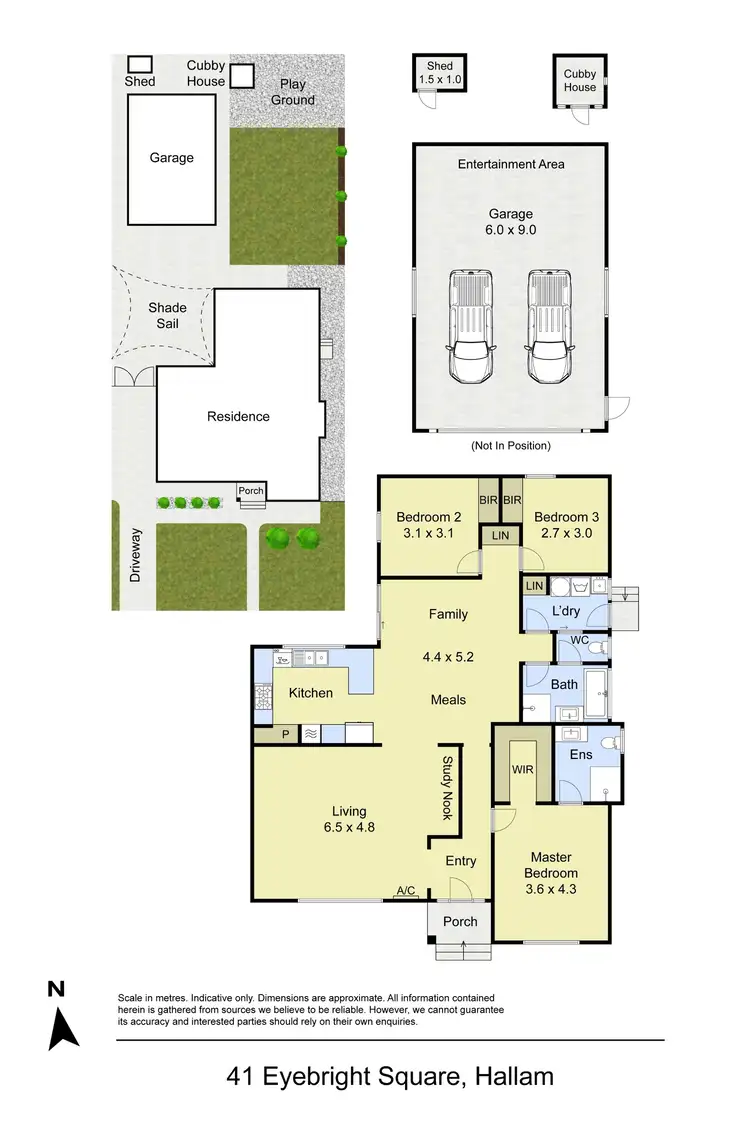 Floorplan of Homely house listing, 41 Eyebright Square, Hallam VIC 3803