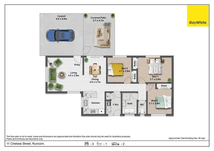 Floorplan of Homely house listing, 11 Chelsea Street, Runcorn QLD 4113
