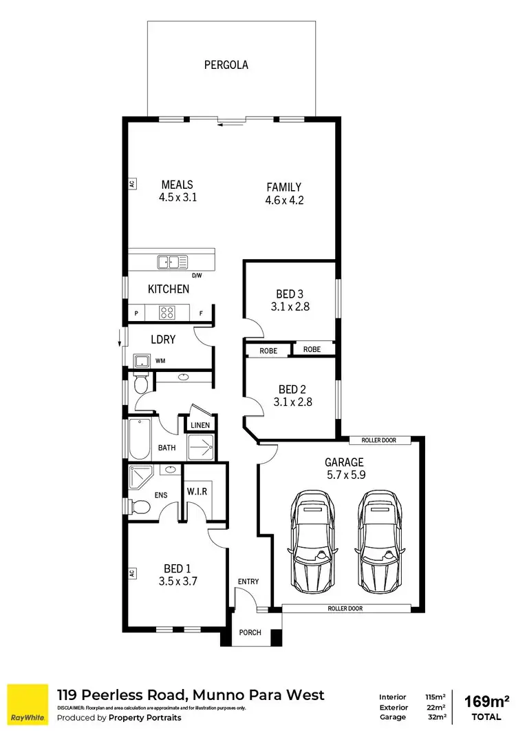 Floorplan of Homely house listing, 119 Peerless Road, Munno Para West SA 5115