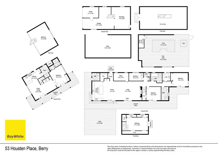 Floorplan of Homely rural property listing, 53 Housten Place, Berry NSW 2535