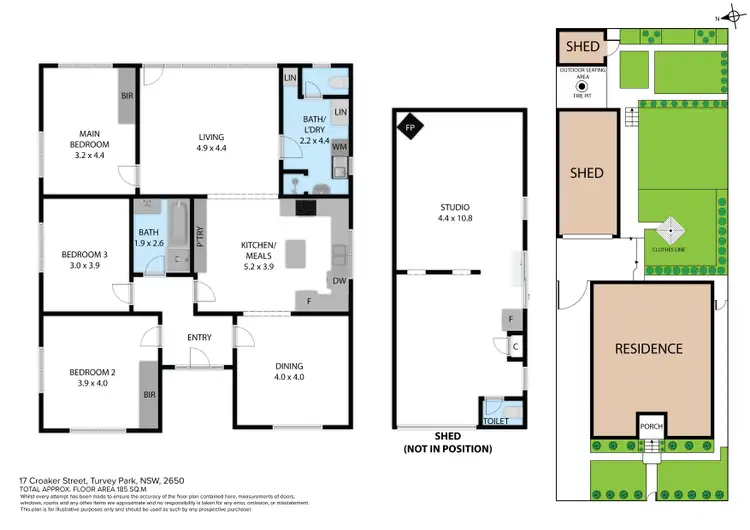 Floorplan of Homely house listing, 17 Croaker Street, Turvey Park NSW 2650
