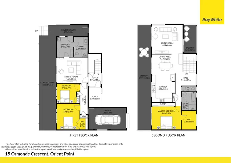 Floorplan of Homely house listing, 15 Ormonde Crescent, Orient Point NSW 2540