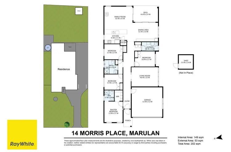 Floorplan of Homely house listing, 14 Morris Place, Marulan NSW 2579