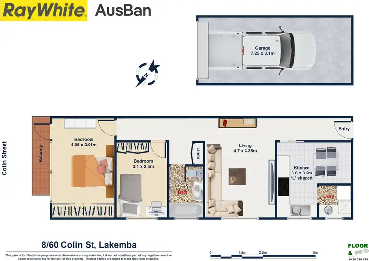 Floorplan of Homely unit listing, 8/60 Colin Street, Lakemba NSW 2195