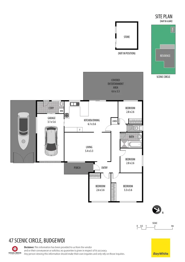 Floorplan of Homely house listing, 47 Scenic Circle, Budgewoi NSW 2262