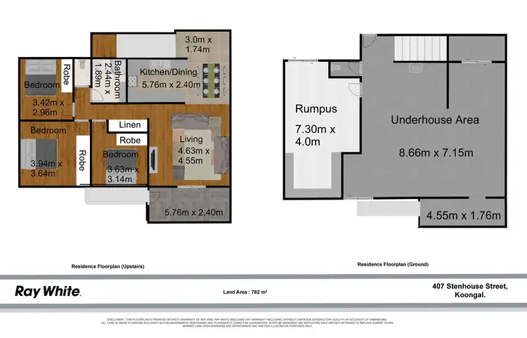 Floorplan of Homely house listing, 407 Stenhouse Street, Koongal QLD 4701