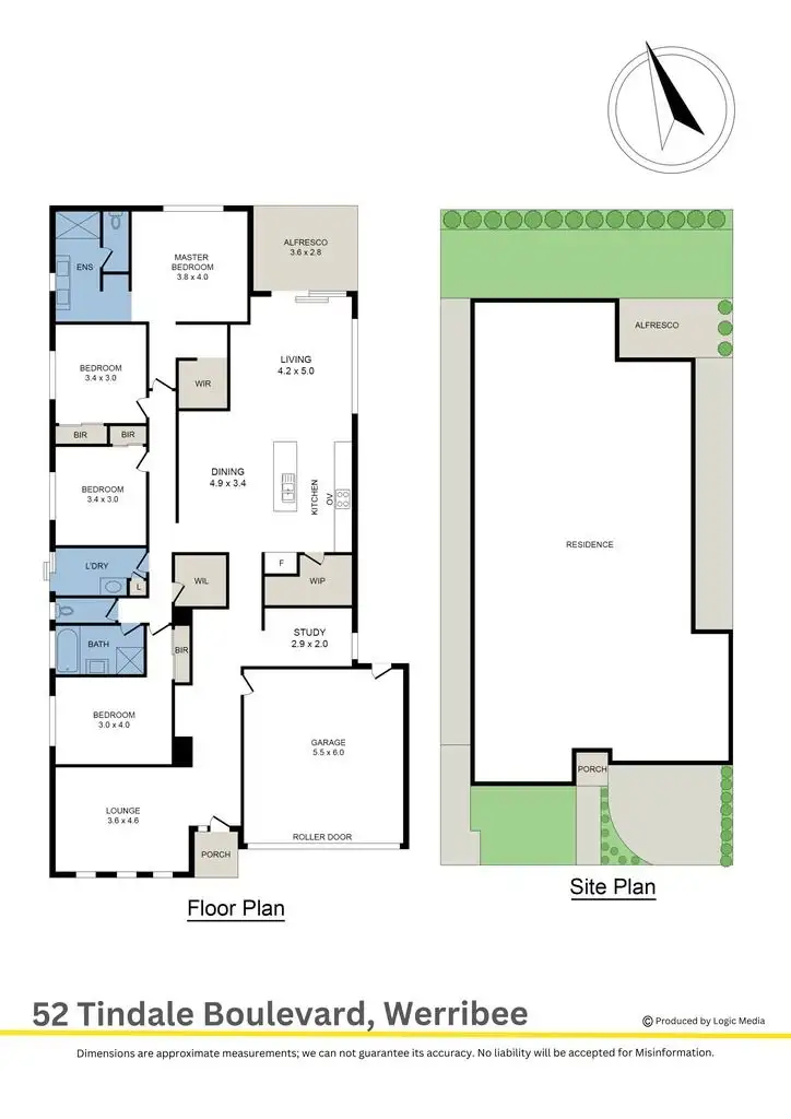 Floorplan of Homely house listing, 52 Tindale Boulevard, Werribee VIC 3030