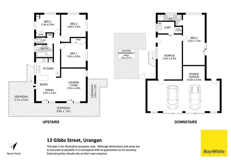 Floorplan of Homely house listing, 13 Gibbs Street, Urangan QLD 4655