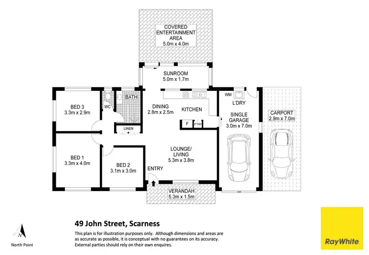 Floorplan of Homely house listing, 49 John Street, Scarness QLD 4655