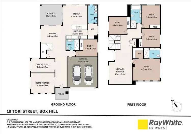 Floorplan of Homely house listing, 18 Tori Street, Box Hill NSW 2765