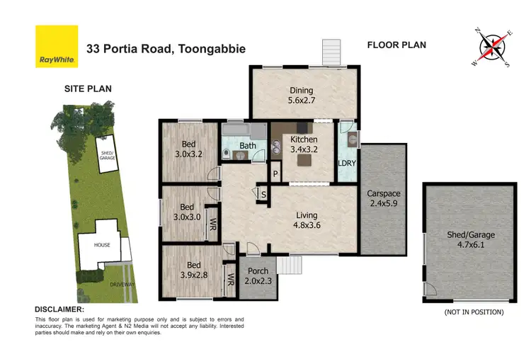Floorplan of Homely house listing, 33 Portia Road, Toongabbie NSW 2146