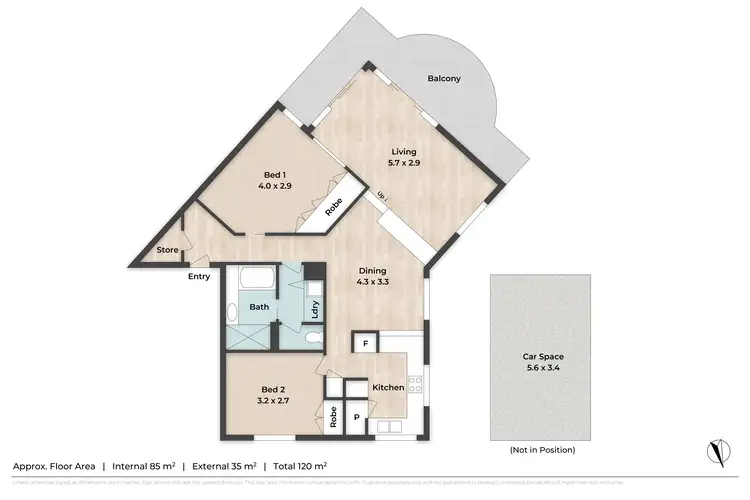 Floorplan of Homely apartment listing, 1/3 Wright Street, Balmoral QLD 4171
