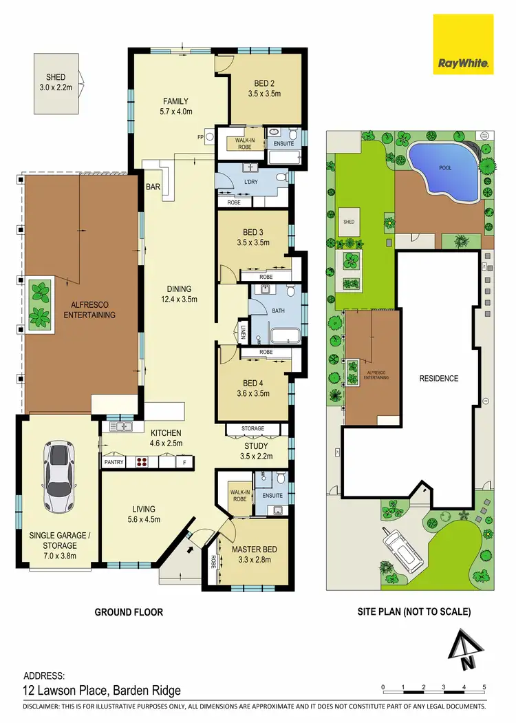 Floorplan of Homely house listing, 12 Lawson Place, Barden Ridge NSW 2234