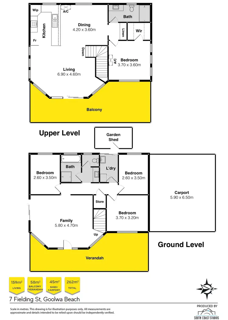 Floorplan of Homely other listing, 7 Fielding Street, Goolwa Beach SA 5214