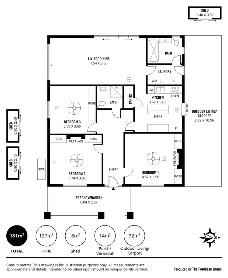Floorplan of Homely house listing, 62 Avro Avenue, Hendon SA 5014